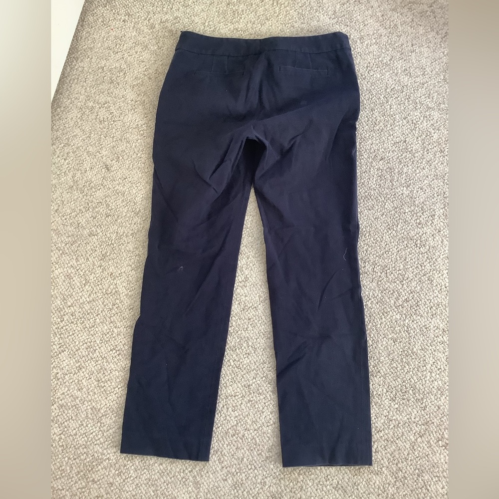 Jones New York Navy Dress Pants Stretch 6 - Picture 4 of 6